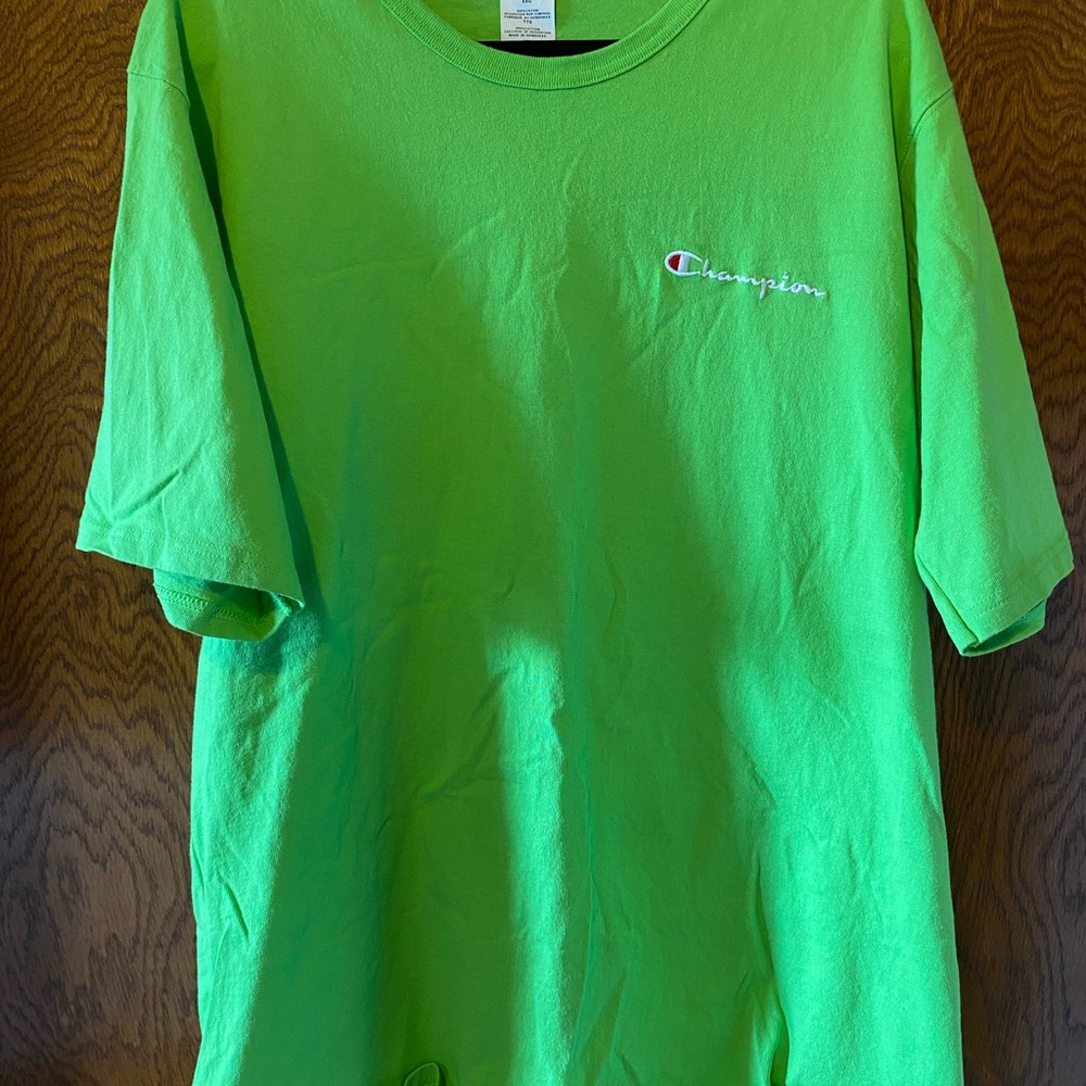 Lime green Champion Tee